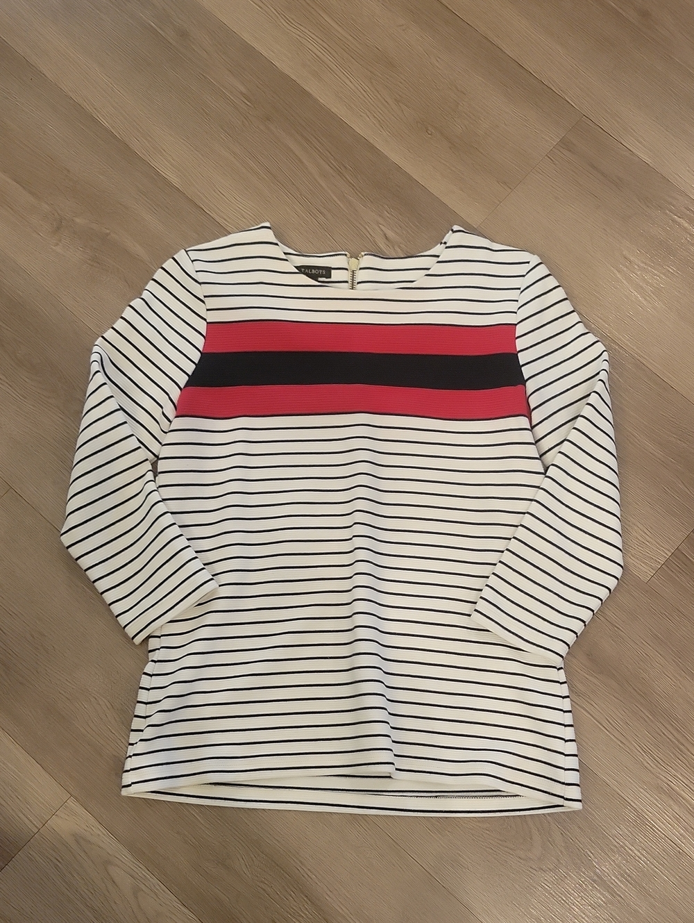 Talbots XS Like New Womens Striped Long Sleeve